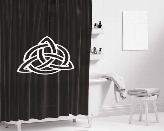 Celtic Sign Symbol Design Bathroom Shower Curtain Fabric Waterproof | 66 X 72 Inch