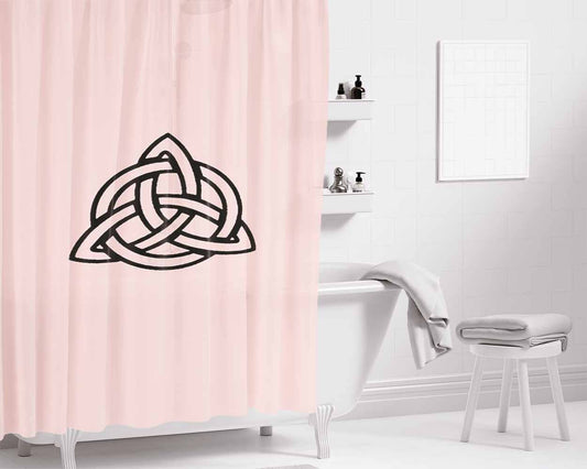 Celtic Tree Of Life Logo Bathroom Shower Curtain Fabric Waterproof | 66 X 72 Inch