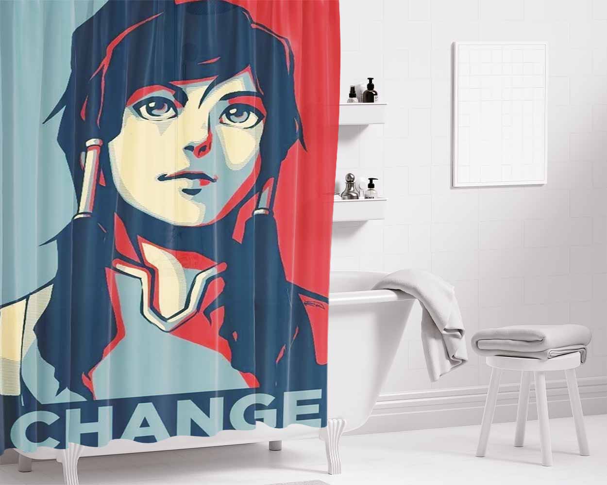 Change The Legend Of Kora Bathroom Shower Curtain Fabric Waterproof | 66 X 72 Inch
