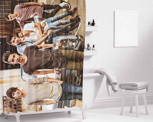 Cnco Group 4 Bathroom Shower Curtain Fabric Waterproof | 66 X 72 Inch