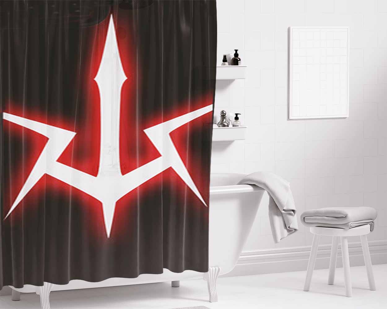 Code Geass Symbol Bathroom Shower Curtain Fabric Waterproof | 66 X 72 Inch