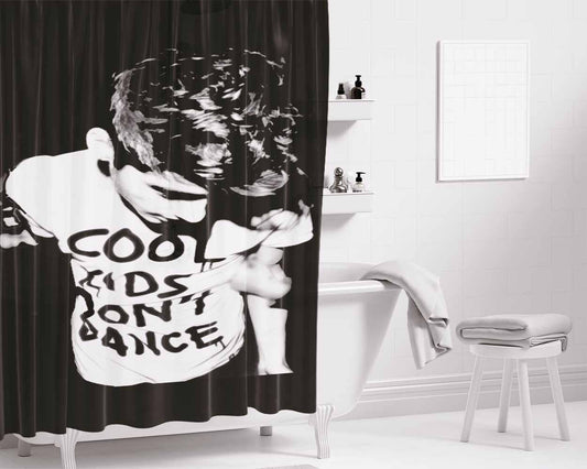 Cool Kids Dont Dance 2 Bathroom Shower Curtain Fabric Waterproof | 66 X 72 Inch