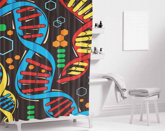 Cosima Bathroom Shower Curtain Fabric Waterproof | 66 X 72 Inch