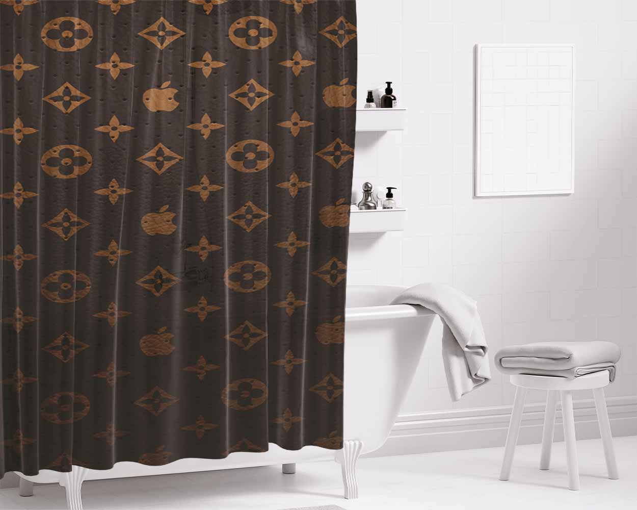 Couture Bathroom Shower Curtain Fabric Waterproof | 66 X 72 Inch