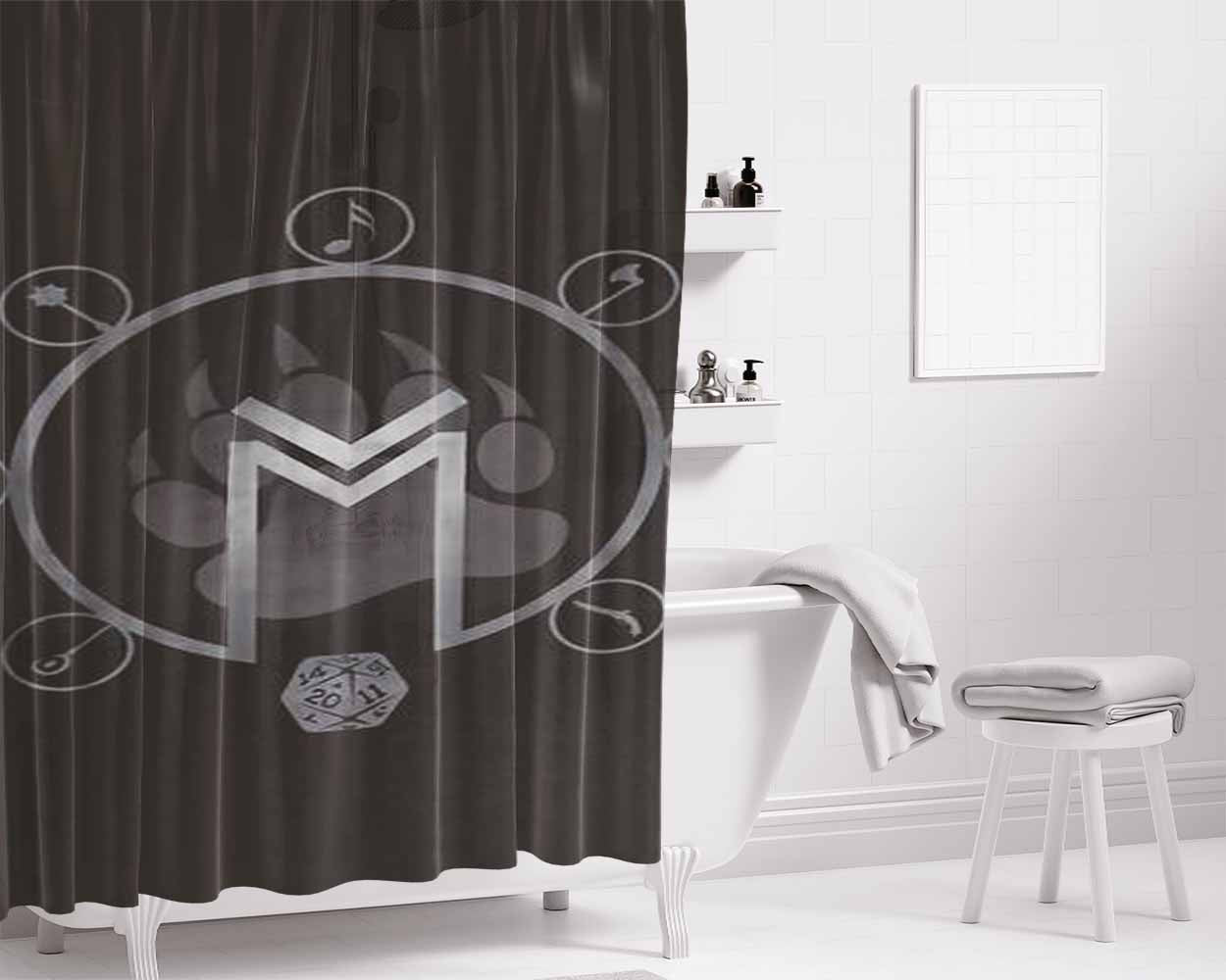Critical Role Vox Machina I Bathroom Shower Curtain Fabric Waterproof | 66 X 72 Inch