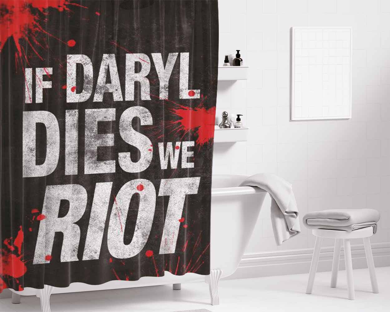 Dartmouth Logo Green Bathroom Shower Curtain Fabric Waterproof | 66 X 72 Inch