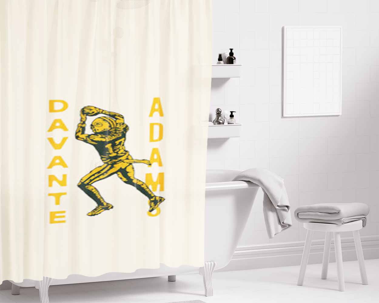 Darumario Toy Art Paint Bathroom Shower Curtain Fabric Waterproof | 66 X 72 Inch
