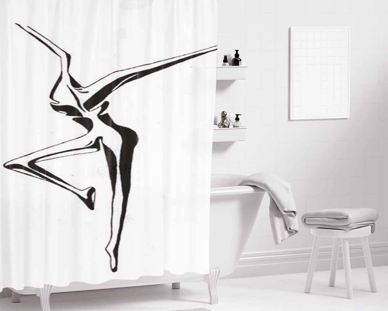 Daryl Dies We Riot Bathroom Shower Curtain Fabric Waterproof | 66 X 72 Inch