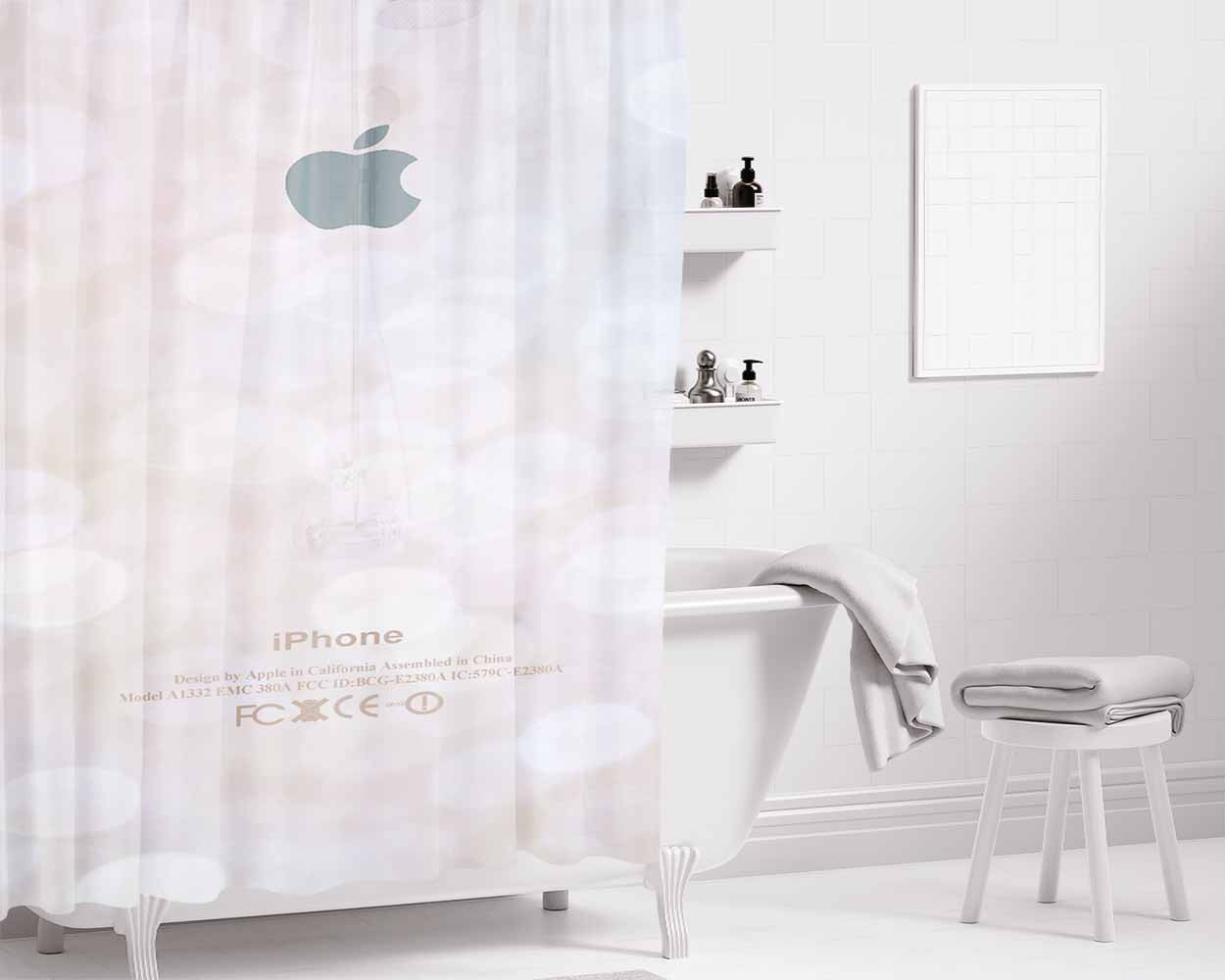 David Hockney Graphic Artist Bathroom Shower Curtain Fabric Waterproof | 66 X 72 Inch