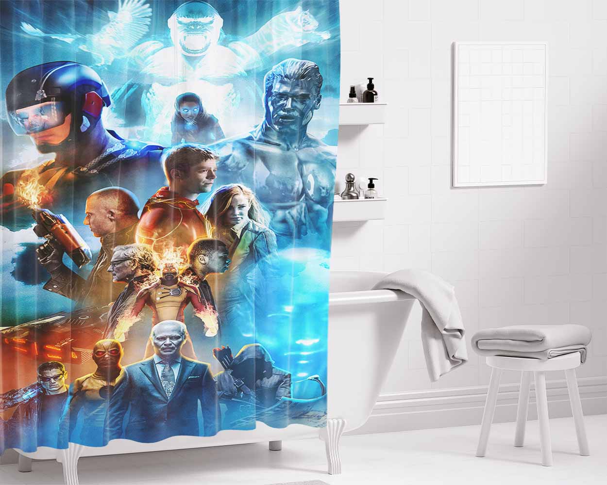Dbs Zamasu Bathroom Shower Curtain Fabric Waterproof | 66 X 72 Inch