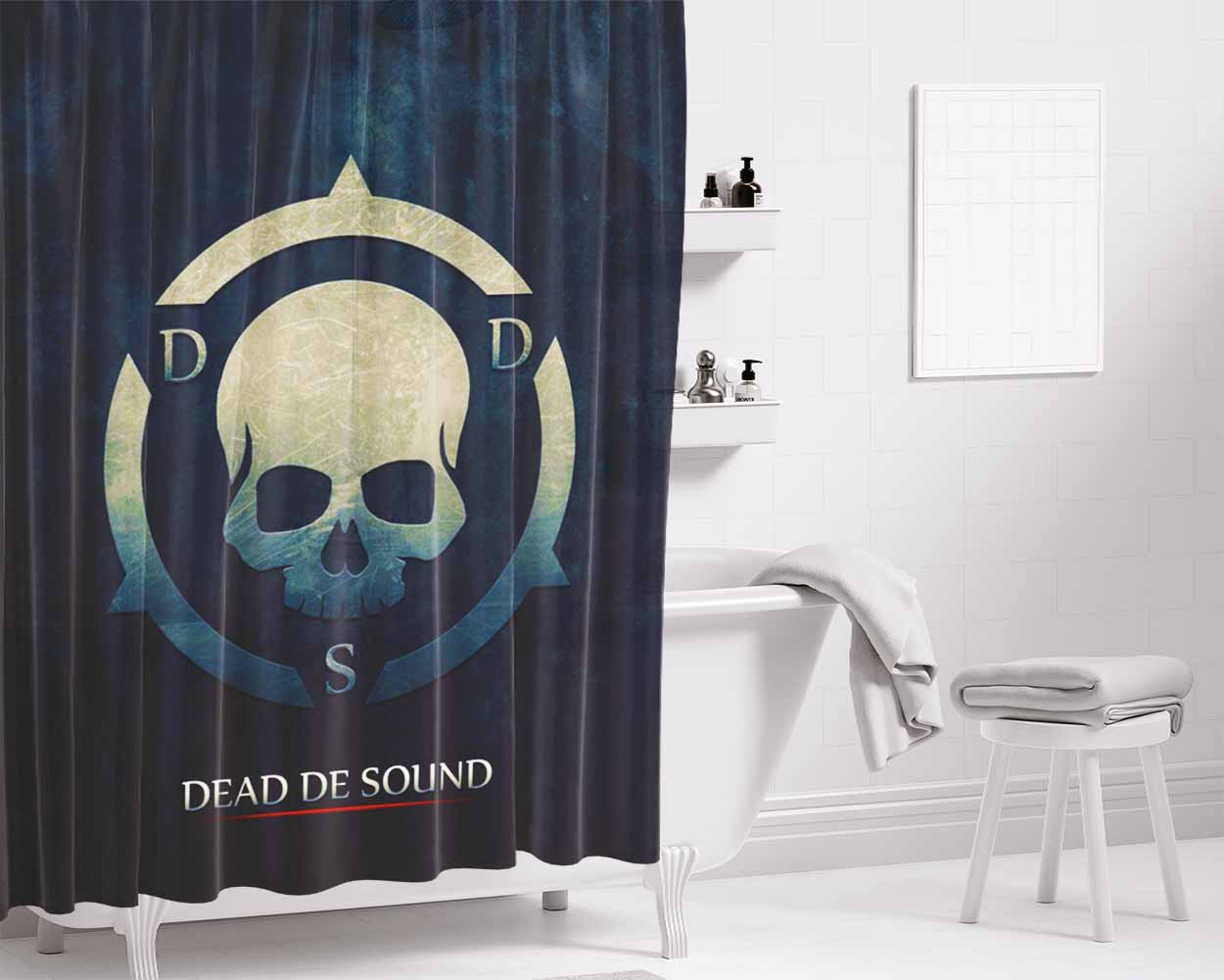De Los Tiros Bathroom Shower Curtain Fabric Waterproof | 66 X 72 Inch
