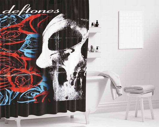 Define Yourself Blue Bathroom Shower Curtain Fabric Waterproof | 66 X 72 Inch
