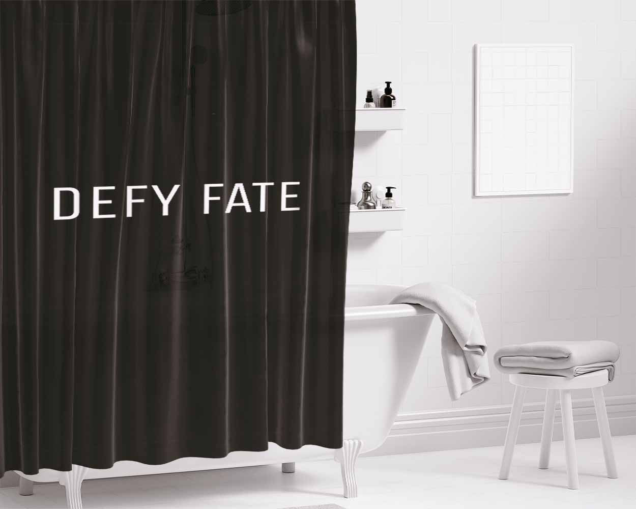 Deftones Pink Bathroom Shower Curtain Fabric Waterproof | 66 X 72 Inch