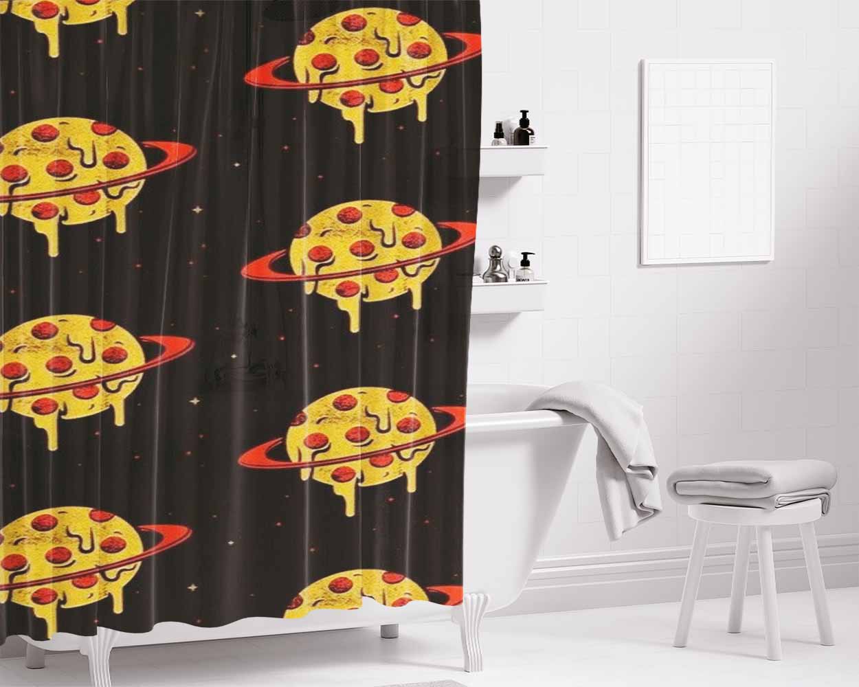 Deku V2 Bathroom Shower Curtain Fabric Waterproof | 66 X 72 Inch