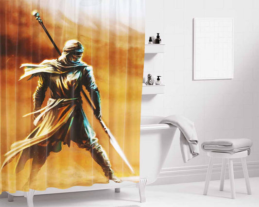 Deportivo Toluca Fc Leather Logo Bathroom Shower Curtain Fabric Waterproof | 66 X 72 Inch