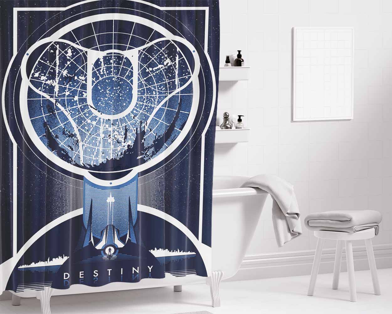 Desperate Bathroom Shower Curtain Fabric Waterproof | 66 X 72 Inch