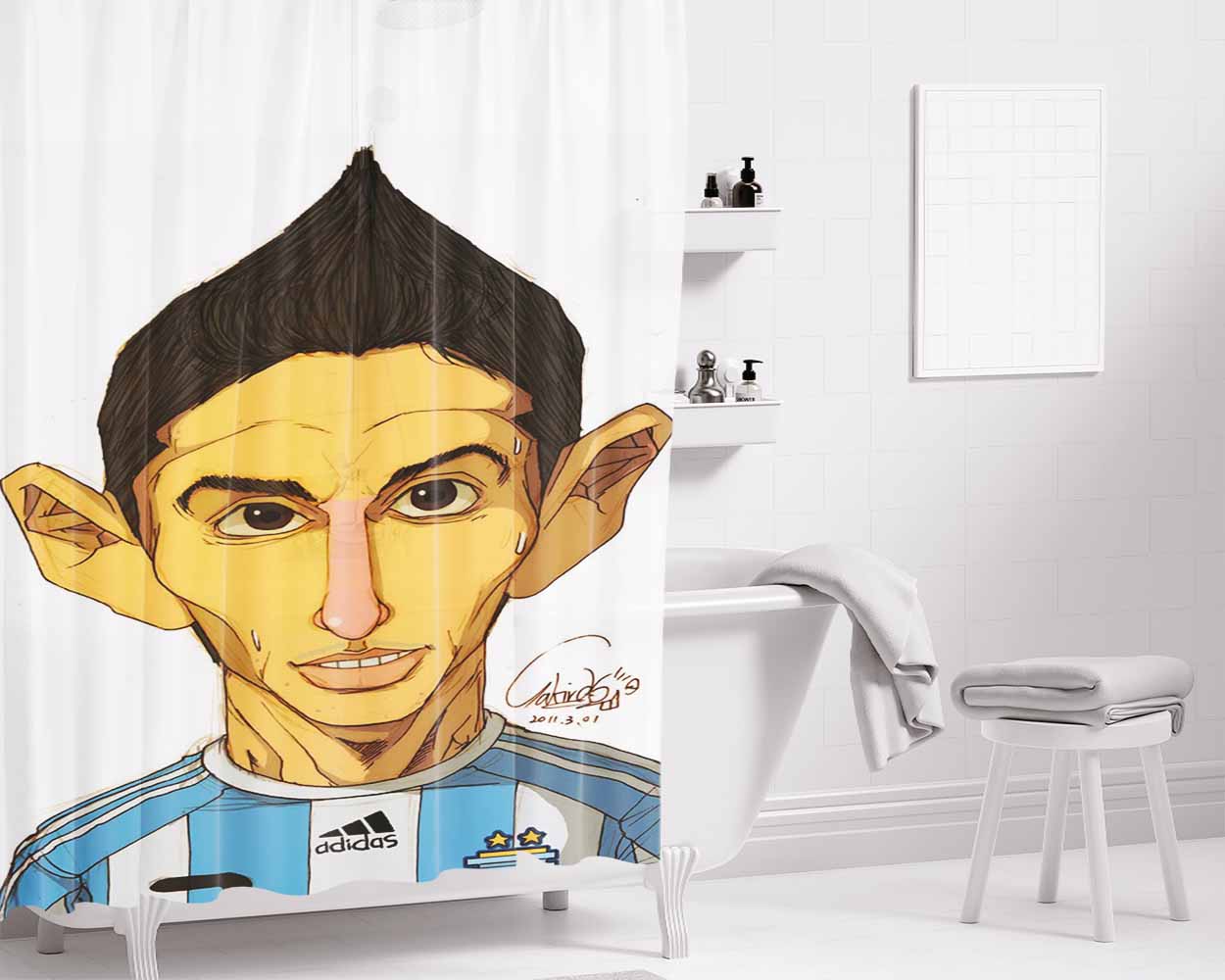 Dftba The Fault In Our Bathroom Shower Curtain Fabric Waterproof | 66 X 72 Inch