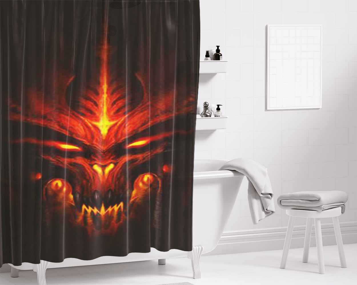 Dia Mirza Bathroom Shower Curtain Fabric Waterproof | 66 X 72 Inch