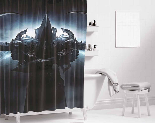 Diablo Demon Bathroom Shower Curtain Fabric Waterproof | 66 X 72 Inch