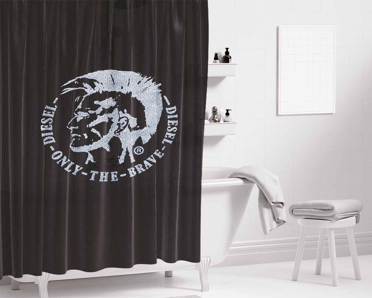 Didier Drogba Est 1979 Bathroom Shower Curtain Fabric Waterproof | 66 X 72 Inch