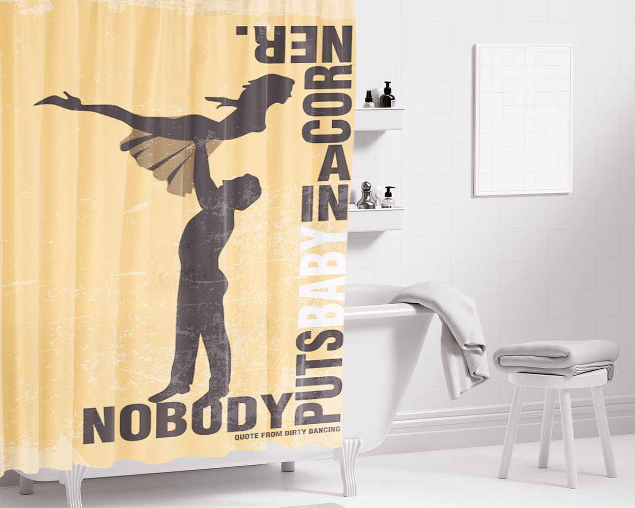 Dirk Nowitzki Bathroom Shower Curtain Fabric Waterproof | 66 X 72 Inch