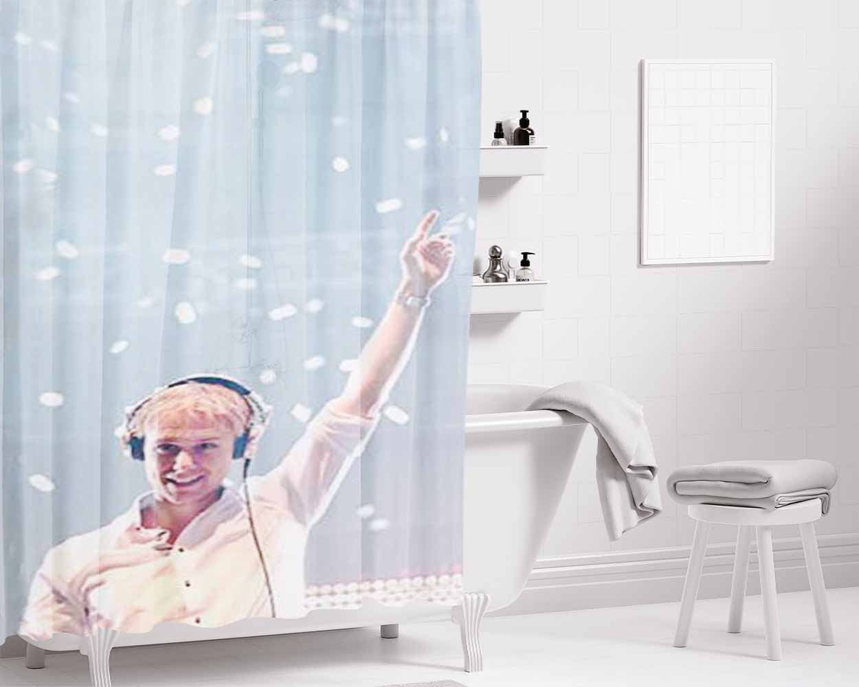 Dixon Crossbows Bathroom Shower Curtain Fabric Waterproof | 66 X 72 Inch