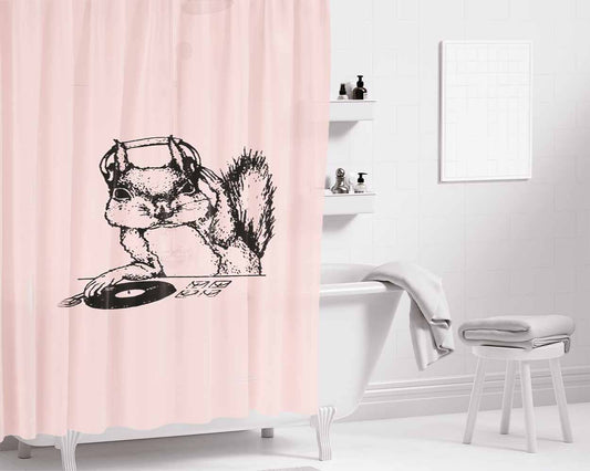 Dj Pon3 V2 Bathroom Shower Curtain Fabric Waterproof | 66 X 72 Inch