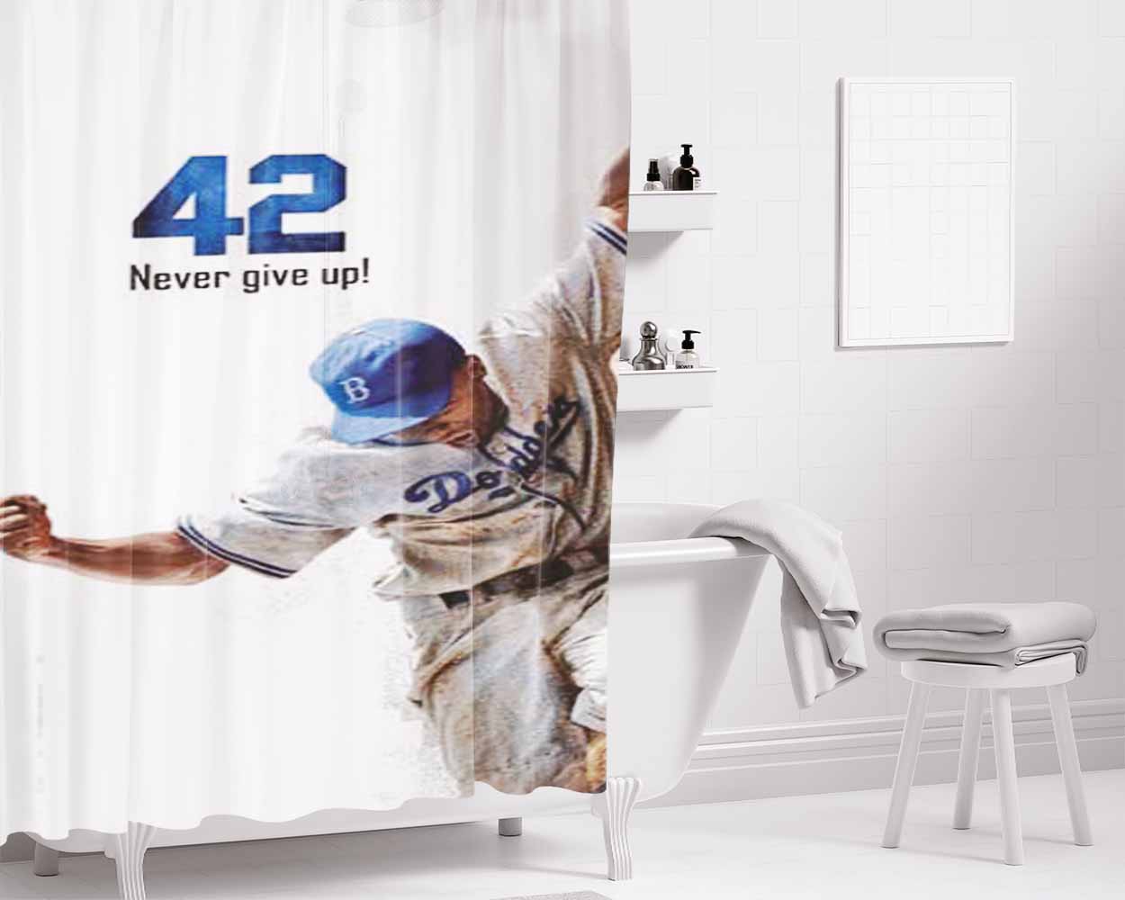 Dodge Srt Bathroom Shower Curtain Fabric Waterproof | 66 X 72 Inch