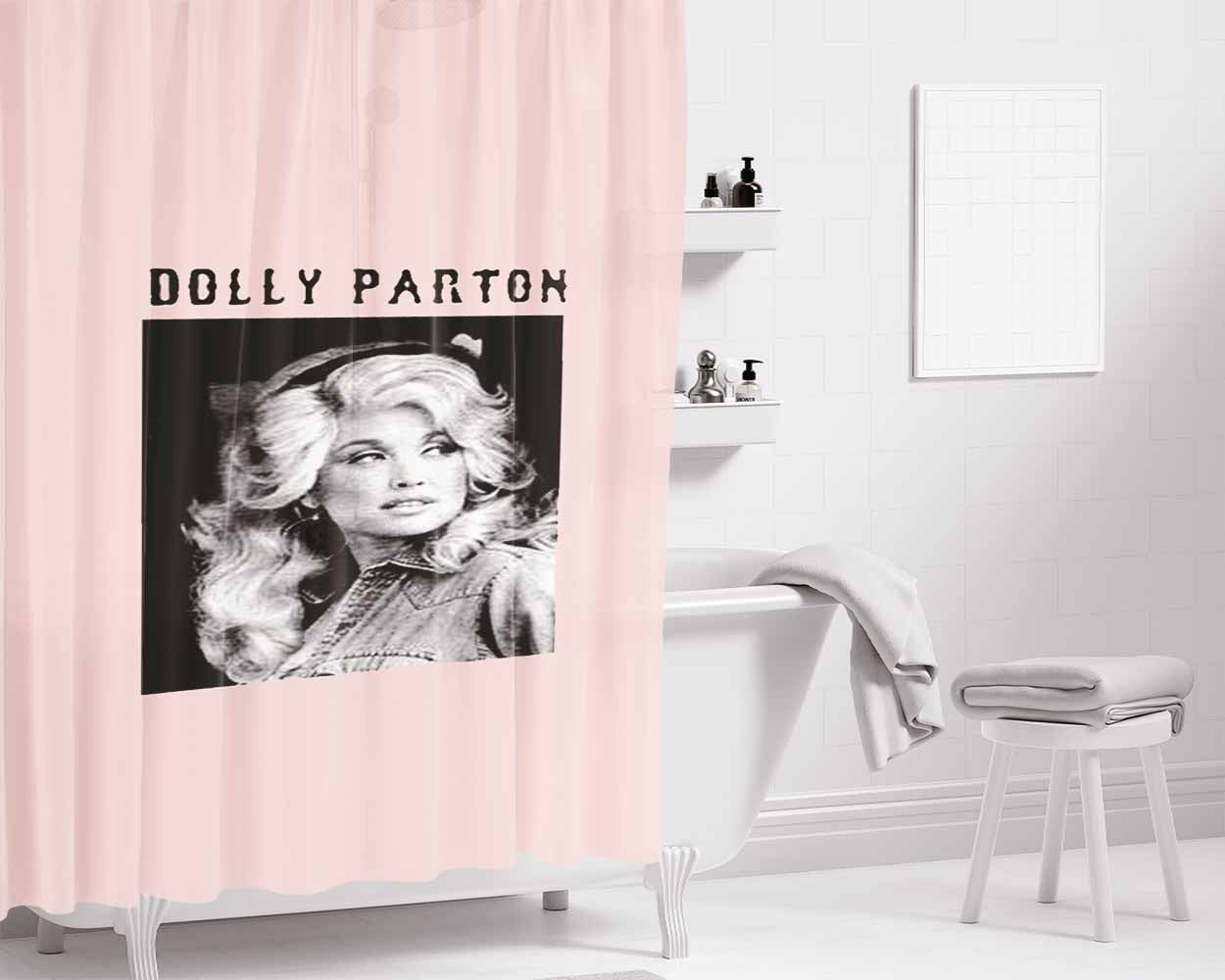 Dollicia Bryan Bathroom Shower Curtain Fabric Waterproof | 66 X 72 Inch