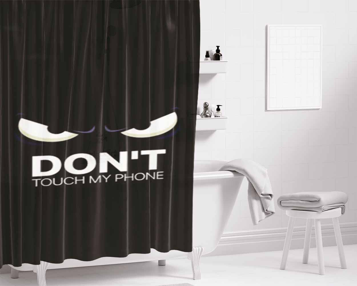 Domo Kun Doll Bathroom Shower Curtain Fabric Waterproof | 66 X 72 Inch