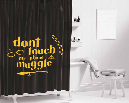 Domo Kun Bathroom Shower Curtain Fabric Waterproof | 66 X 72 Inch