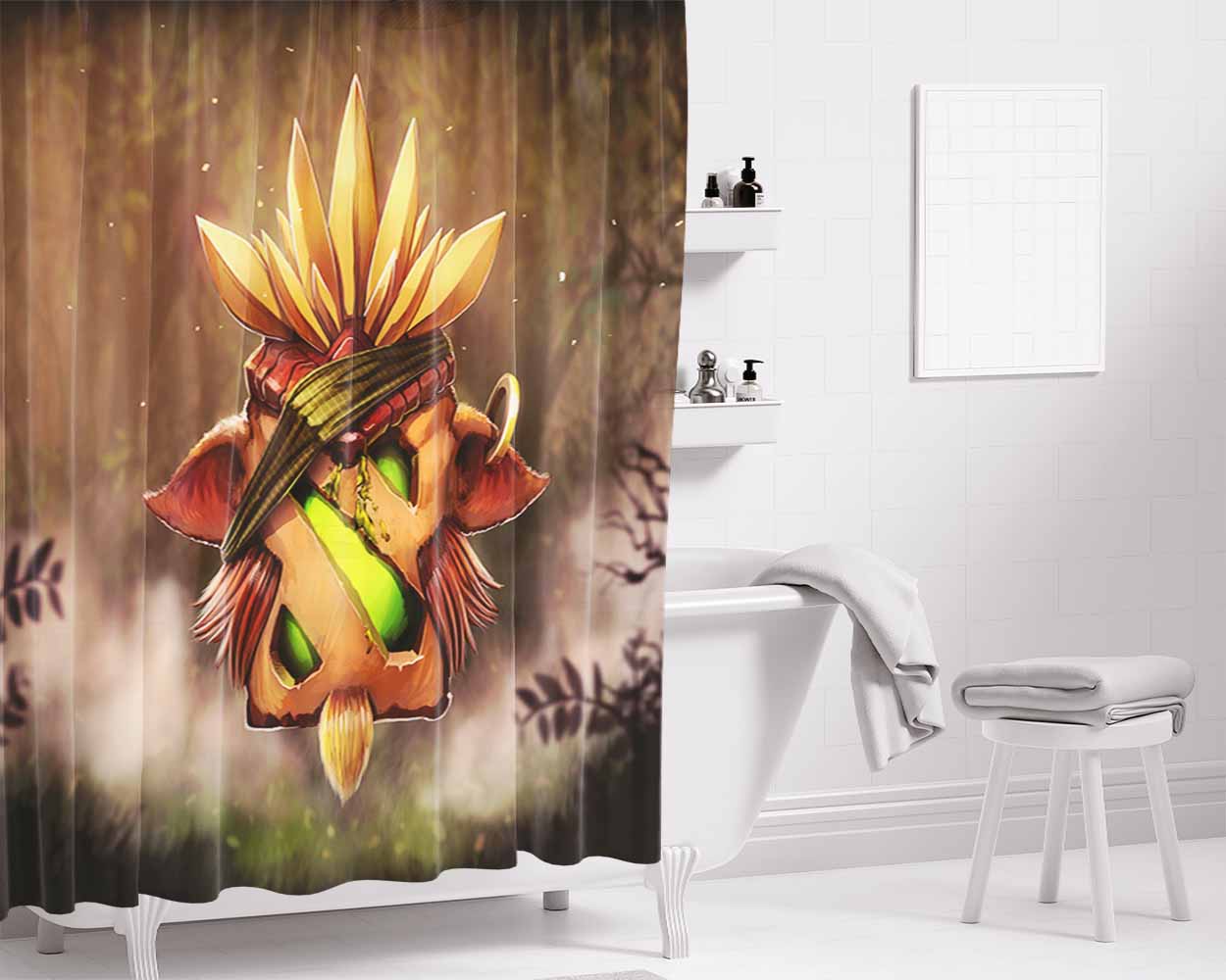 Dory The Fish Bathroom Shower Curtain Fabric Waterproof | 66 X 72 Inch