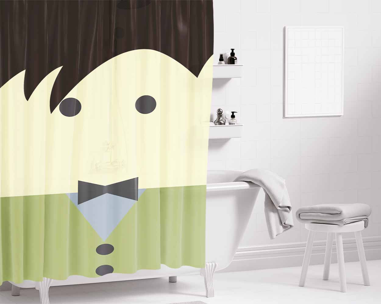 Dr Who Cold Dalek Bathroom Shower Curtain Fabric Waterproof | 66 X 72 Inch
