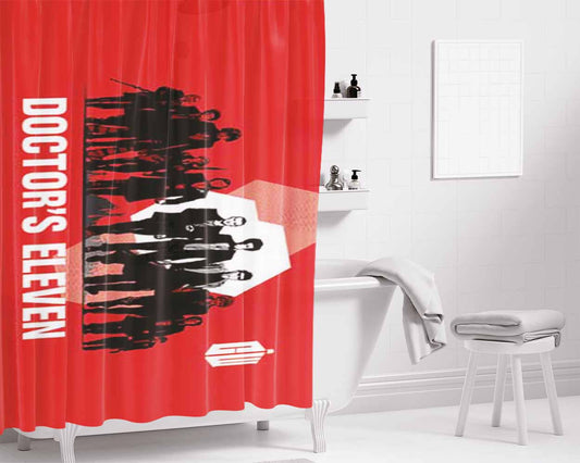 Dr Who Face Bathroom Shower Curtain Fabric Waterproof | 66 X 72 Inch