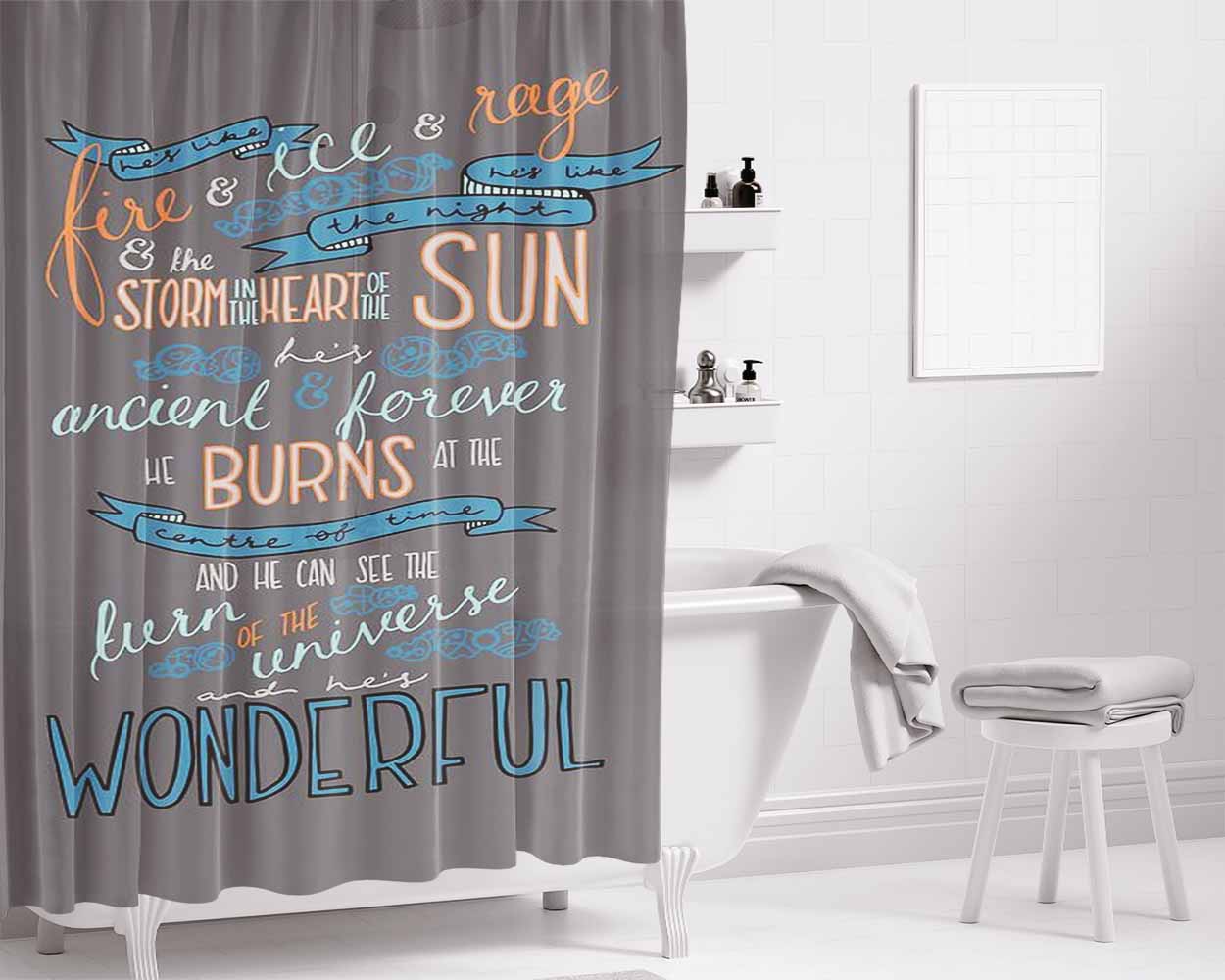 Dr Who Mummy Bathroom Shower Curtain Fabric Waterproof | 66 X 72 Inch