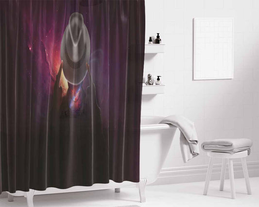 Dream Cattcer Bathroom Shower Curtain Fabric Waterproof | 66 X 72 Inch