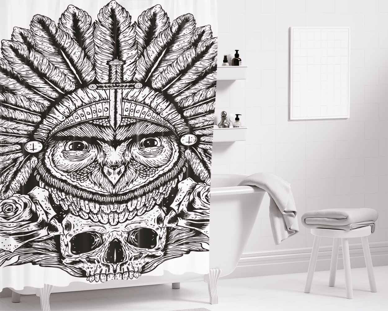 Dream Of Universe 4K Bathroom Shower Curtain Fabric Waterproof | 66 X 72 Inch