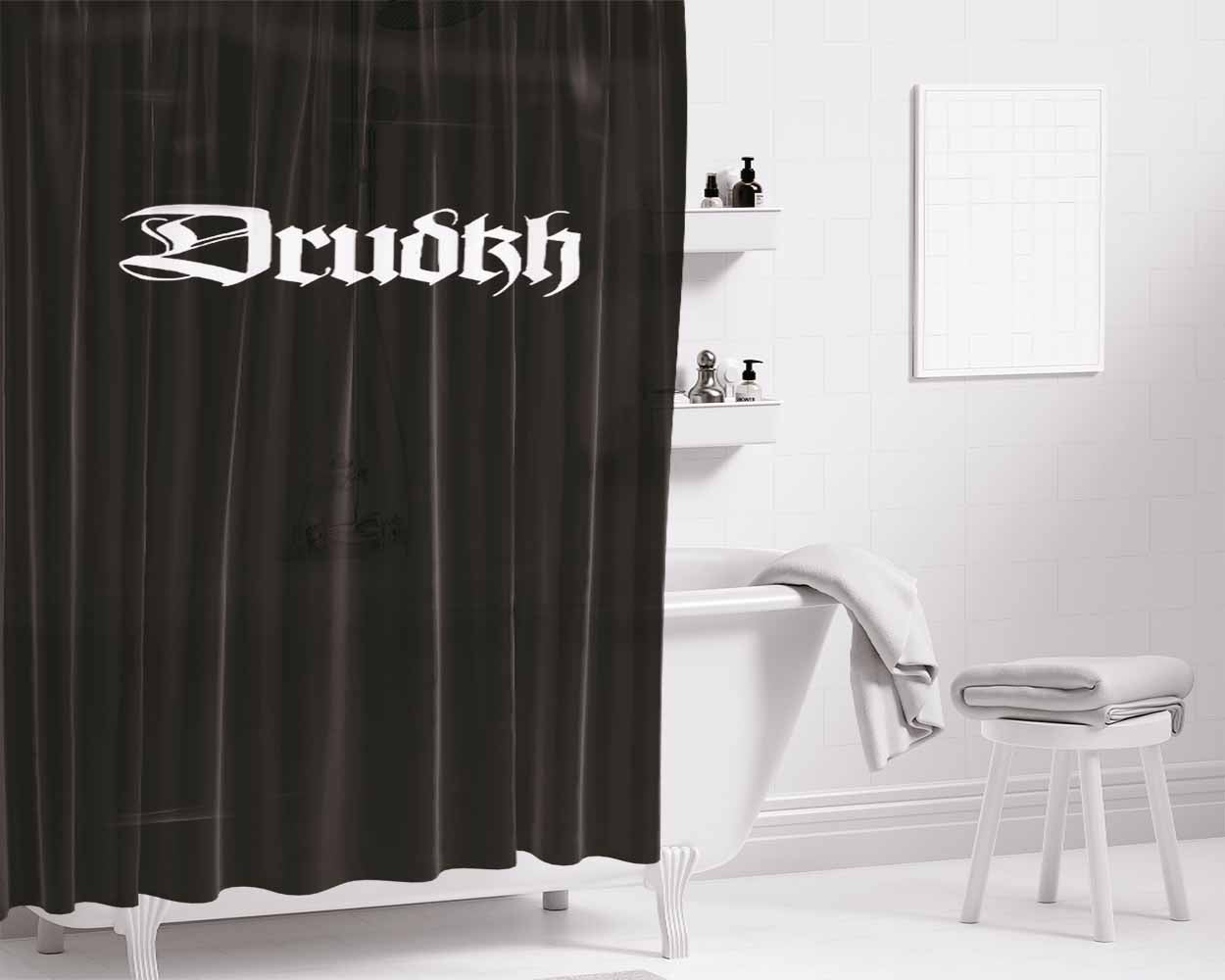 Drow Ranger Vector Bathroom Shower Curtain Fabric Waterproof | 66 X 72 Inch