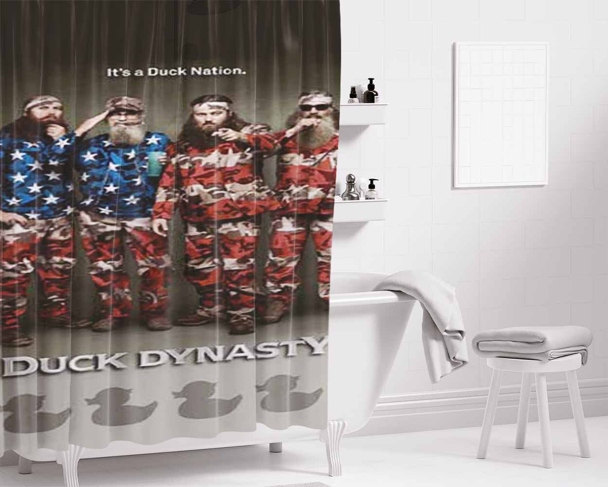 Ducati Bathroom Shower Curtain Fabric Waterproof | 66 X 72 Inch