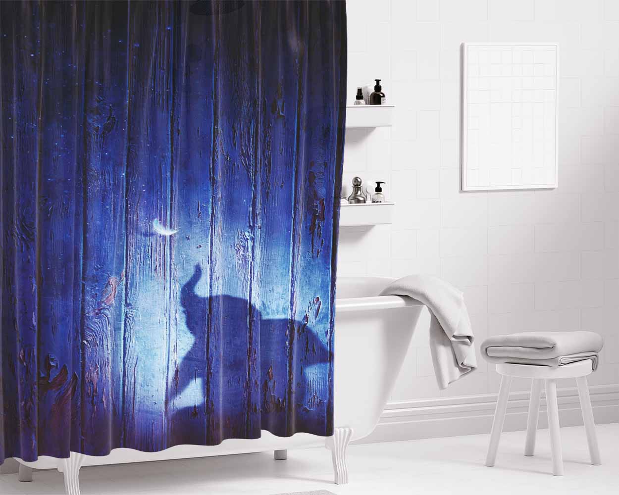 Dumb And Dumber 2 Bathroom Shower Curtain Fabric Waterproof | 66 X 72 Inch