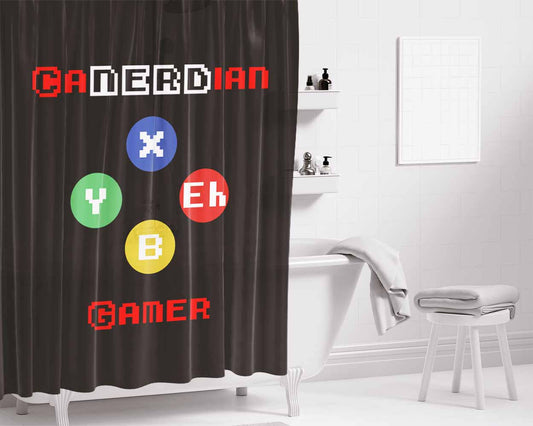 Eh B X Y Abxy Controller Bathroom Shower Curtain Fabric Waterproof | 66 X 72 Inch