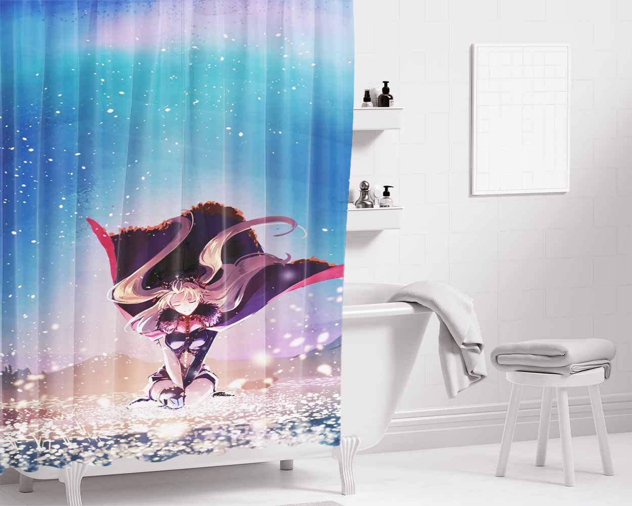 Ereshkigal Lancer Bathroom Shower Curtain Fabric Waterproof | 66 X 72 Inch