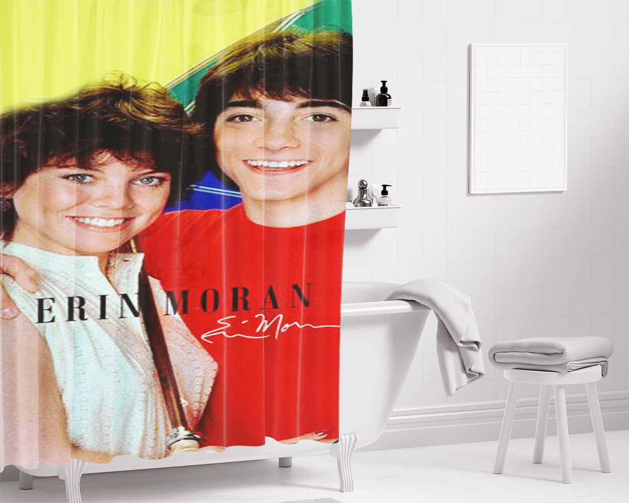 Erin Moran Happy Days Bathroom Shower Curtain Fabric Waterproof | 66 X 72 Inch
