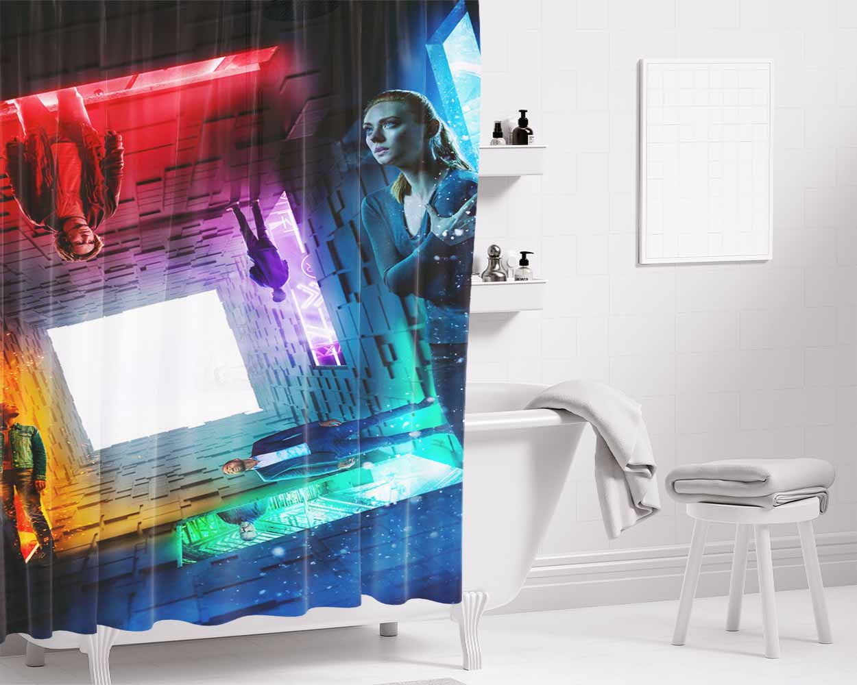 Escape Room 2019 Movie Bathroom Shower Curtain Fabric Waterproof | 66 X 72 Inch