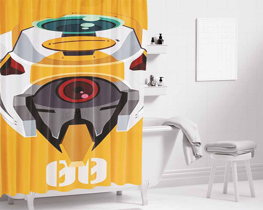 Evangelion Movie Unit 00 Bathroom Shower Curtain Fabric Waterproof | 66 X 72 Inch