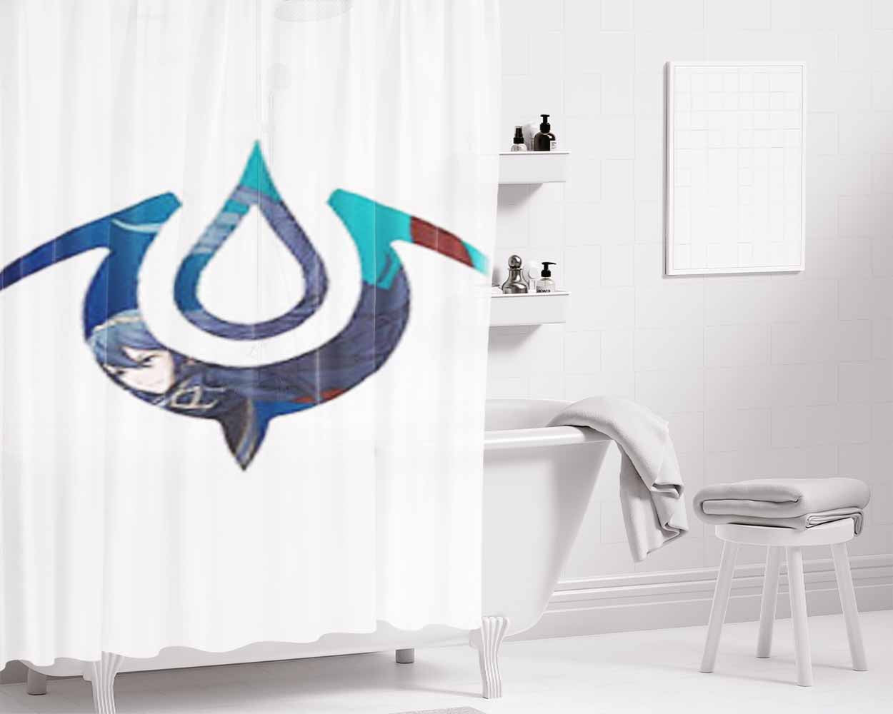 Fire Emblem Lucina Mark Of Naga Bathroom Shower Curtain Fabric Waterproof | 66 X 72 Inch