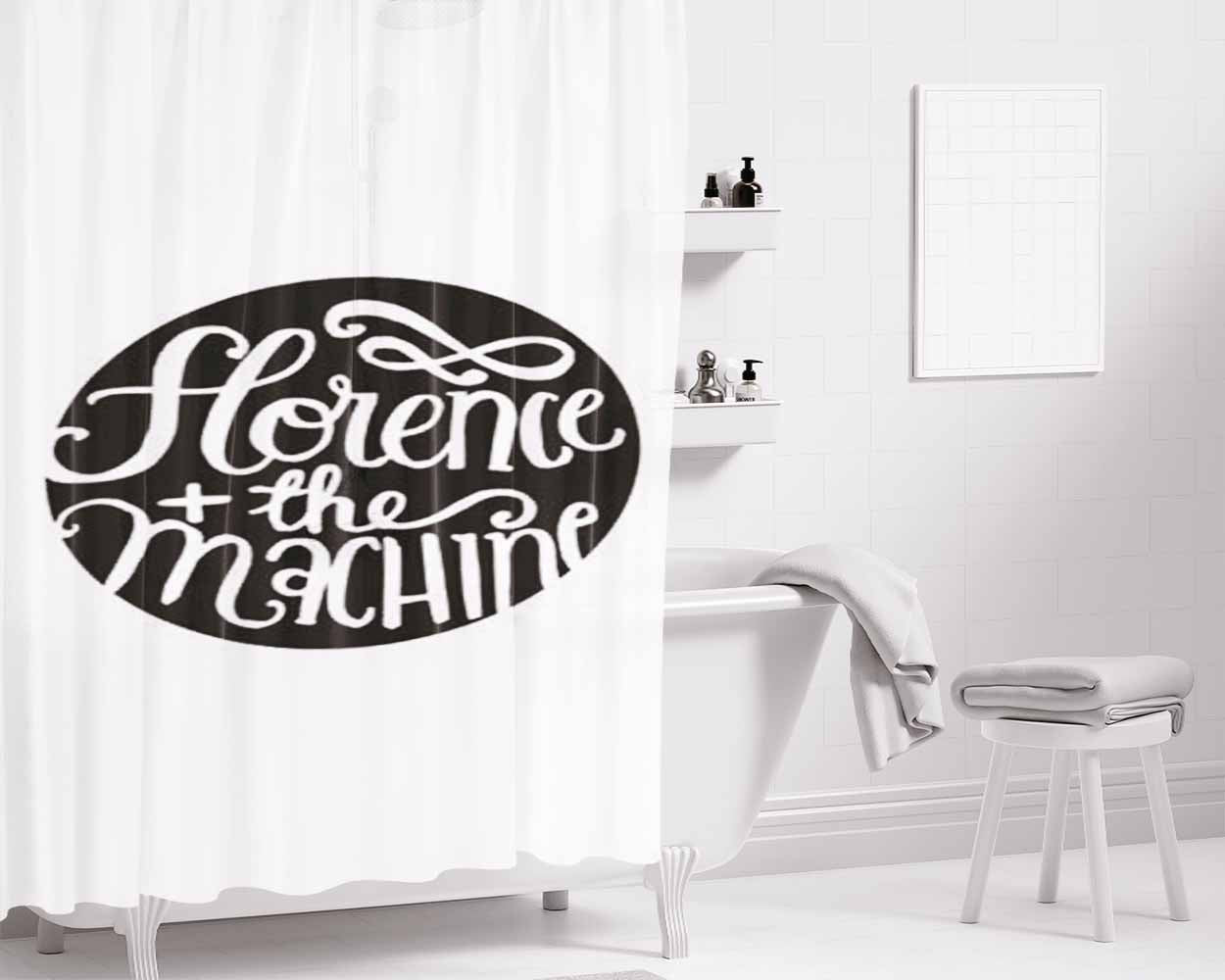 Florence And The Machine Bathroom Shower Curtain Fabric Waterproof | 66 X 72 Inch