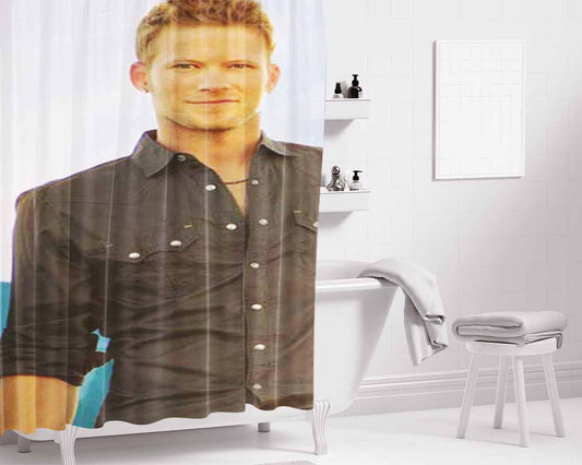 Florida Georgia Line Bathroom Shower Curtain Fabric Waterproof | 66 X 72 Inch