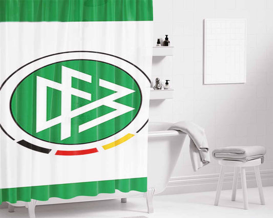 Germany Dfb Football Logo 2012 Bathroom Shower Curtain Fabric Waterproof | 66 X 72 Inch