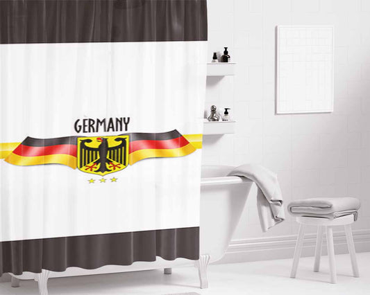 Germany Hannover Bathroom Shower Curtain Fabric Waterproof | 66 X 72 Inch